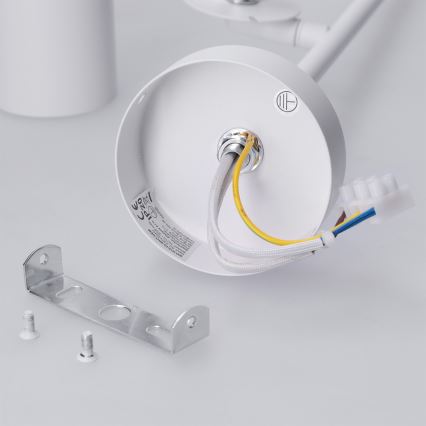 Brilagi - Lustre em haste BRANCH 2xGU10/30W/230V branco