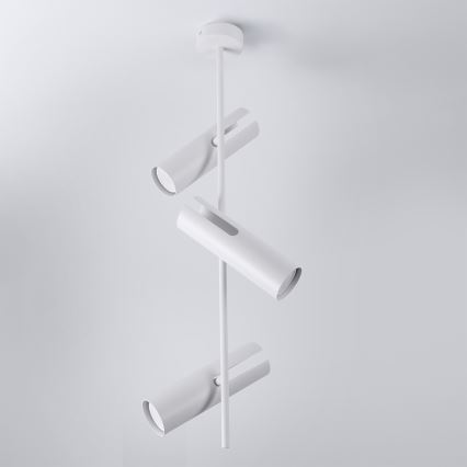 Brilagi - Lustre em haste BRANCH 3xGU10/30W/230V branco
