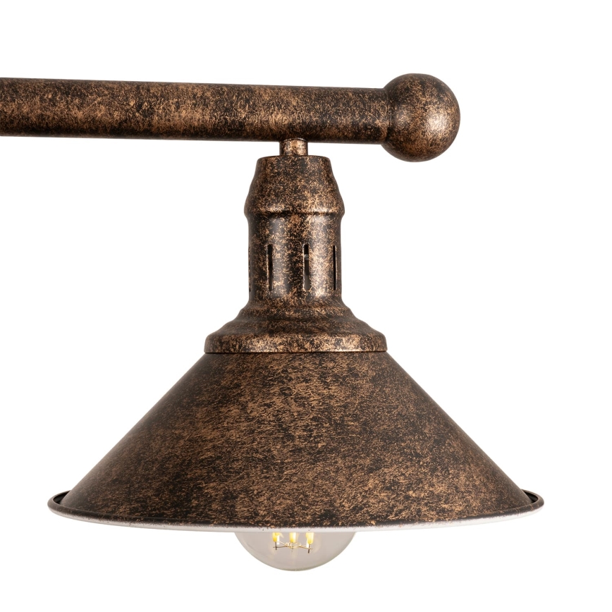 BRILAGI - Lustre em haste FORGE 3xE27/60W/230V pátina/cobre