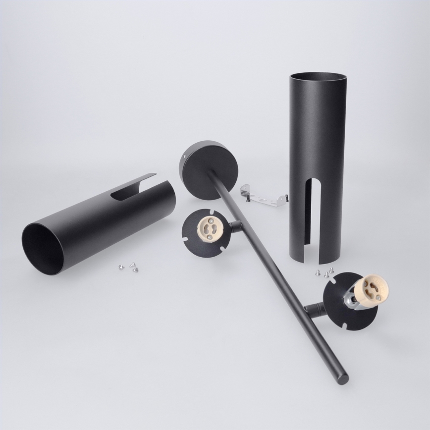Brilagi - Lustre em haste LED RGBW dimerizável BRANCH 2xGU10/6,5W/230V 2700-6500K preto
