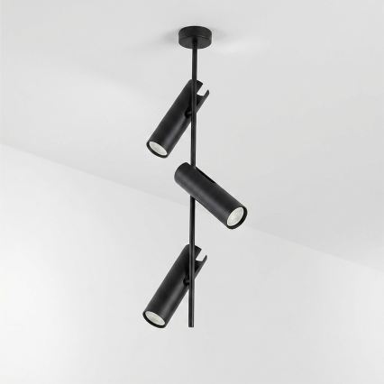 BRILAGI - Lustre LED RGBW dimerizável em haste BRANCH 3xGU10/6,5W/230V 2700-6500K preto