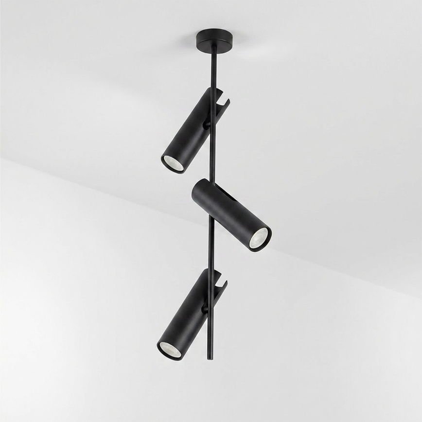 BRILAGI - Lustre LED RGBW dimerizável em haste BRANCH 3xGU10/6,5W/230V 2700-6500K preto