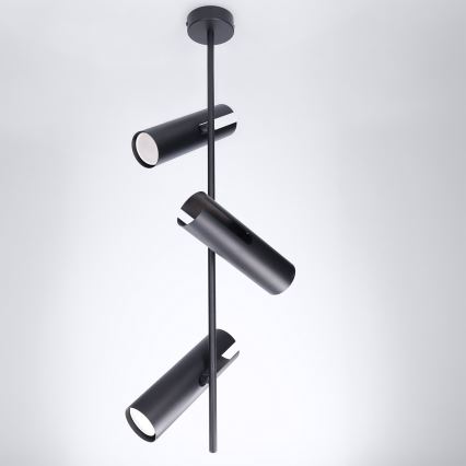 BRILAGI - Lustre LED RGBW dimerizável em haste BRANCH 3xGU10/6,5W/230V 2700-6500K preto