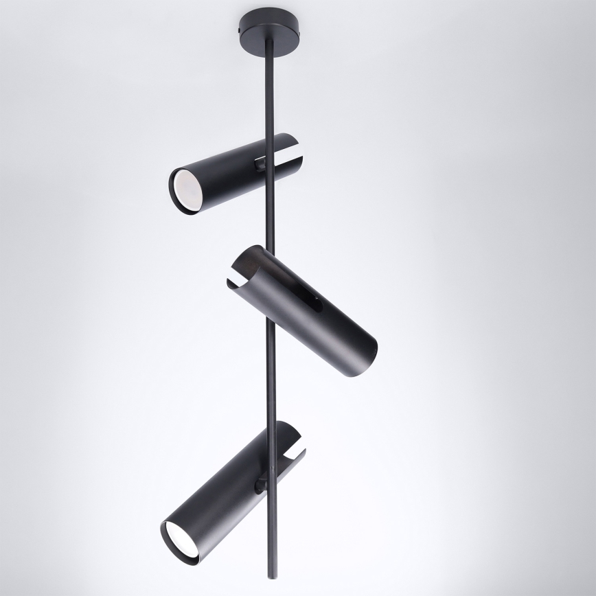 BRILAGI - Lustre LED RGBW dimerizável em haste BRANCH 3xGU10/6,5W/230V 2700-6500K preto