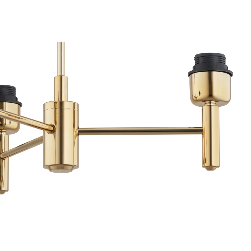 Brilagi - Lustre em haste MONTE 3xE27/60W/230V azul/dourado