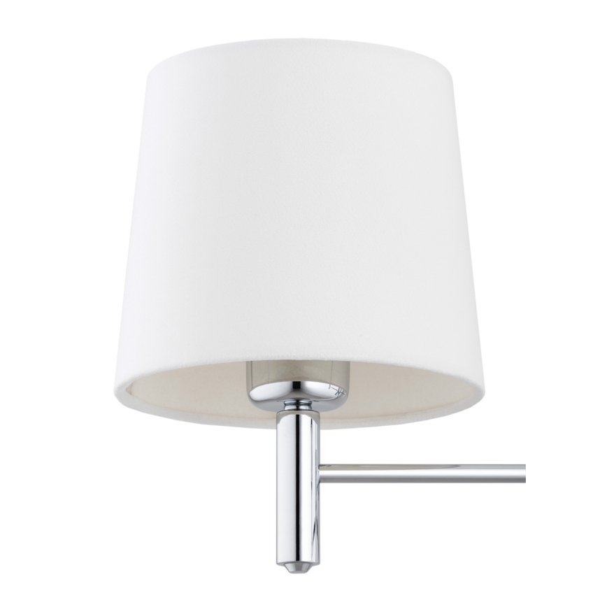 Brilagi - Lustre em haste MONTE 3xE27/60W/230V creme/cromado brilhante