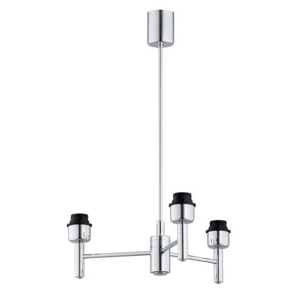 Brilagi - Lustre em haste MONTE 3xE27/60W/230V creme/cromado brilhante