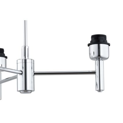 Brilagi - Lustre em haste MONTE 3xE27/60W/230V creme/cromado brilhante