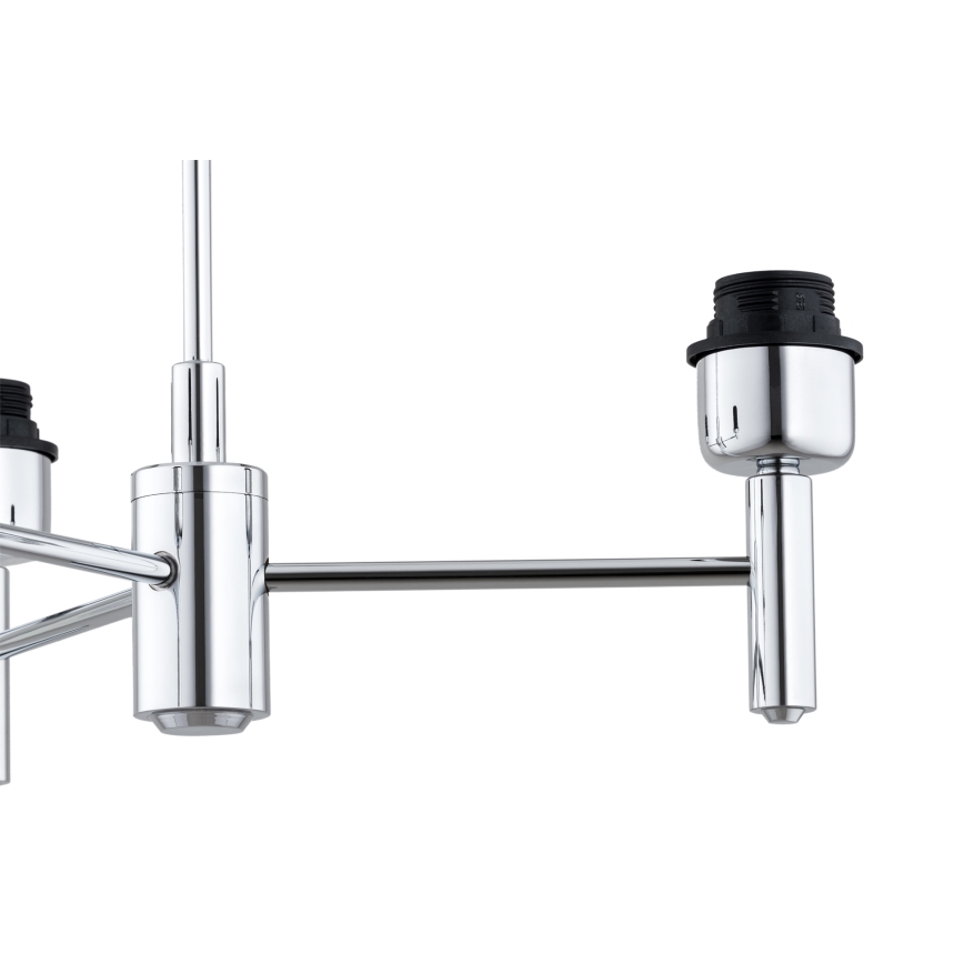 Brilagi - Lustre em haste MONTE 3xE27/60W/230V creme/cromado brilhante