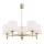 Brilagi - Lustre em haste MONTE 5xE27/15W/230V creme/dourado