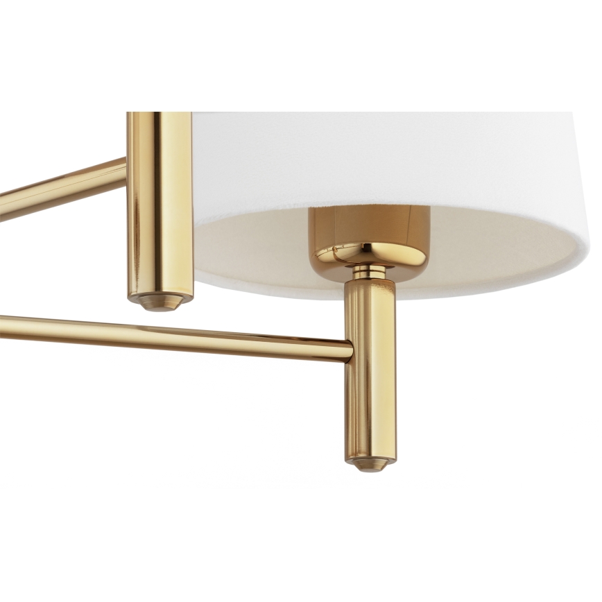 Brilagi - Lustre em haste MONTE 5xE27/60W/230V creme/dourado