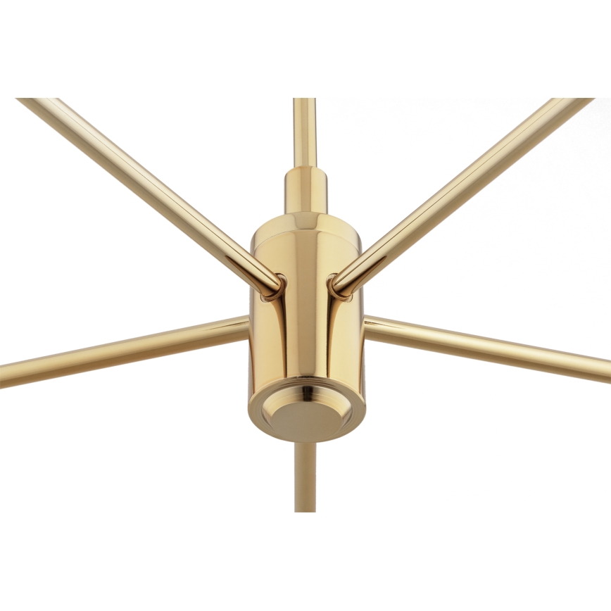 Brilagi - Lustre em haste MONTE 5xE27/60W/230V creme/dourado