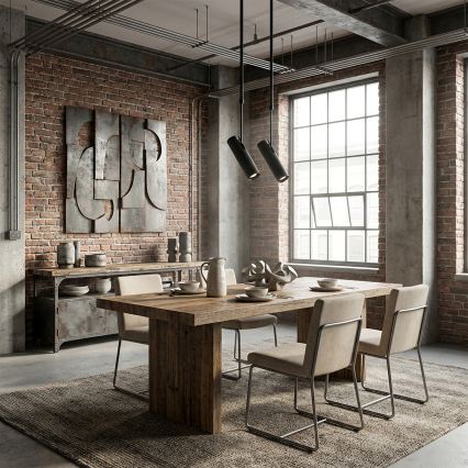 Brilagi - Lustre em haste SELE 2xGU10/30W/230V preto