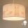 Brilagi - Lustre infantil LED suspenso por cabo BOBO 1xE27/60W/230V Ø 35 cm branco/coelhinhos