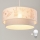 Brilagi - Lustre infantil LED suspenso por cabo BOBO 1xE27/60W/230V Ø 40 cm creme/cinzento/coelhinhos