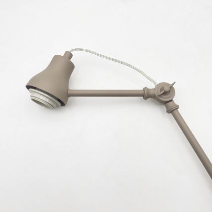 Brilagi - Lustre LED ajustável em haste IRONBEAM 1xE27/60W/230V bege