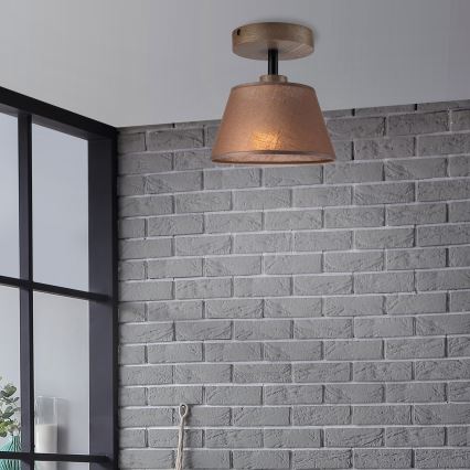 Brilagi - LED Plafonier ANTHONY 1xE14/60W/230V carvalho nogueira/marrom