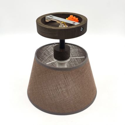 Brilagi - LED Plafonier ANTHONY 1xE14/60W/230V carvalho nogueira/marrom