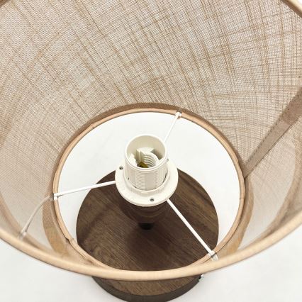 Brilagi - LED Plafon ANTHONY 1xE14/60W/230V carvalho nogueira/bege