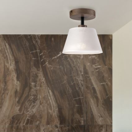 Brilagi - LED Plafon ANTHONY 1xE14/60W/230V carvalho nogueira/branco