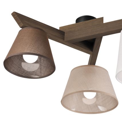 Brilagi - LED Plafonier ANTHONY 3xE14/40W/230V carvalho nogueira