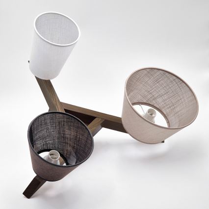 Brilagi - LED Plafonier ANTHONY 3xE14/40W/230V carvalho nogueira