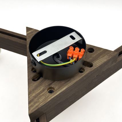 Brilagi - LED Plafonier ANTHONY 3xE14/40W/230V carvalho nogueira/marrom