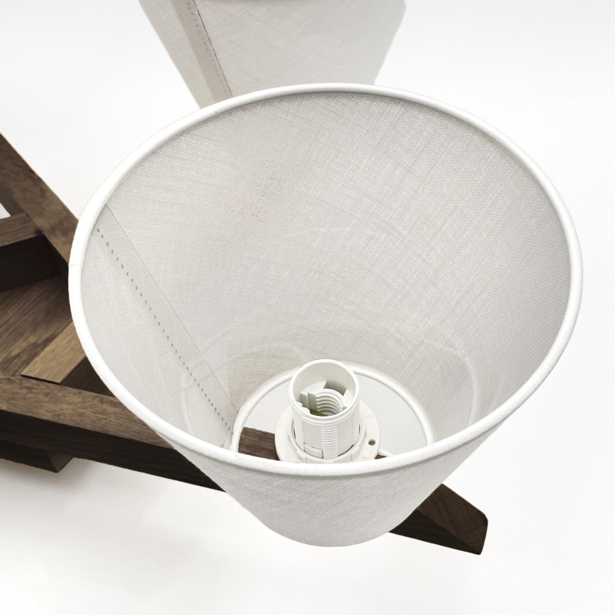 Brilagi - LED Plafonier ANTHONY 5xE14/40W/230V carvalho nogueira/branco