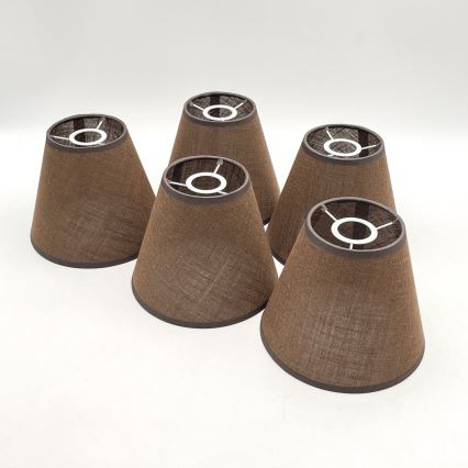 Brilagi - LED Plafonier ANTHONY 5xE14/40W/230V carvalho nogueira/marrom