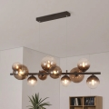 Brilagi - Lustre LED com cabo MILLA 10xG9/3W/230V castanho/castanho fumado