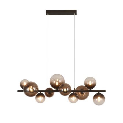 Brilagi - Lustre LED com cabo MILLA 10xG9/3W/230V castanho/castanho fumado