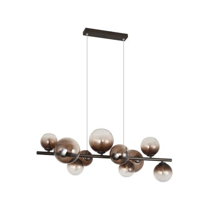 Brilagi - Lustre LED com cabo MILLA 10xG9/3W/230V castanho/castanho fumado