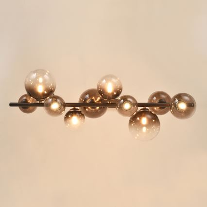 Brilagi - Lustre LED com cabo MILLA 10xG9/3W/230V castanho/castanho fumado