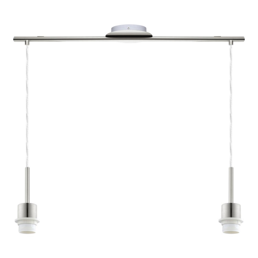Brilagi - Lustre LED com cabo NUBILA 2xE27/60W/230V laranja