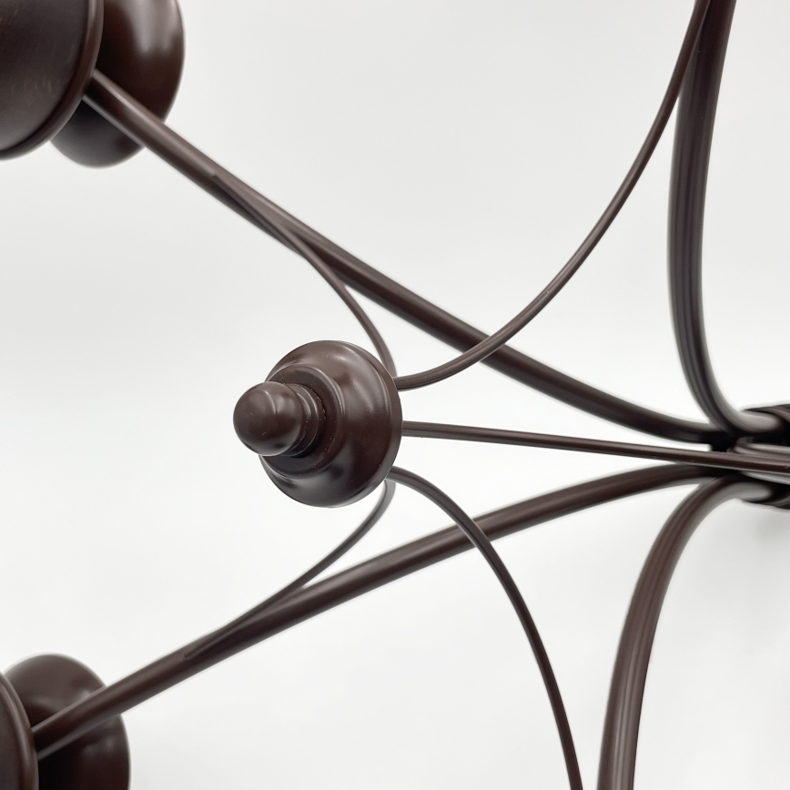 Brilagi - Lustre LED em corrente COTTAGE 5xE14/40W/230V carvalho/branco