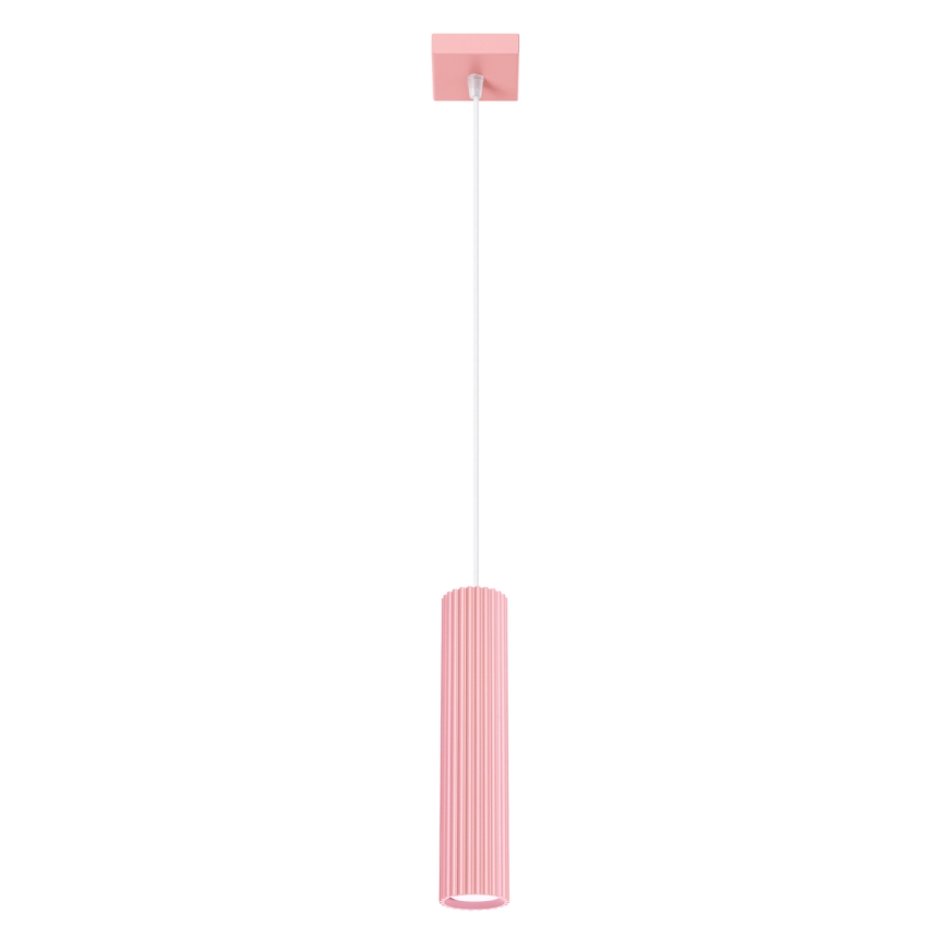 Brilagi - Lustre LED CRESTO suspenso em cabo 1xGU10/10W/230V, rosa