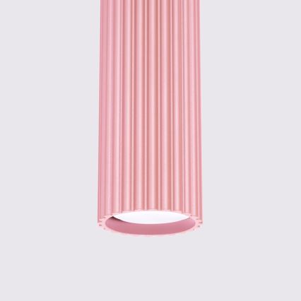 Brilagi - Lustre LED CRESTO suspenso em cabo 1xGU10/10W/230V, rosa