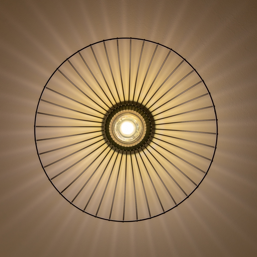 Brilagi - Lustre LED de aplicação no tecto CERIA WIRE 1xE27/40W/230V Ø 45 cm preto