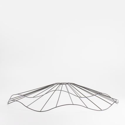 Brilagi - Lustre LED de montagem em superfície CERIA WIRE 1xE27/40W/230V Ø 80 cm preto/carvalho