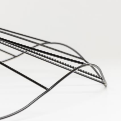 Brilagi - Lustre LED de montagem em superfície CERIA WIRE 1xE27/40W/230V Ø 80 cm preto/carvalho