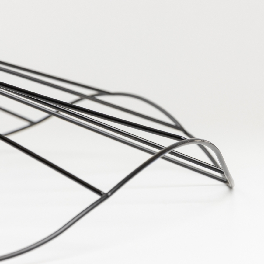 Brilagi - Lustre LED de montagem em superfície CERIA WIRE 1xE27/40W/230V Ø 80 cm preto/carvalho