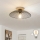 Brilagi - Lustre LED de montagem superficial CERIA WIRE 1xE27/40W/230V Ø 26 cm preto/carvalho