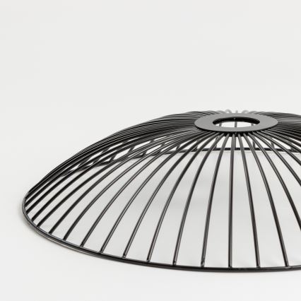 Brilagi - Lustre LED de montagem superficial CERIA WIRE 1xE27/40W/230V Ø 26 cm preto/carvalho