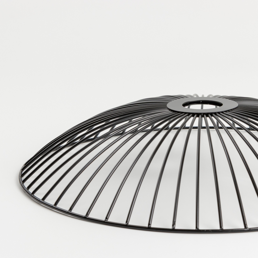 Brilagi - Lustre LED de montagem superficial CERIA WIRE 1xE27/40W/230V Ø 26 cm preto/carvalho