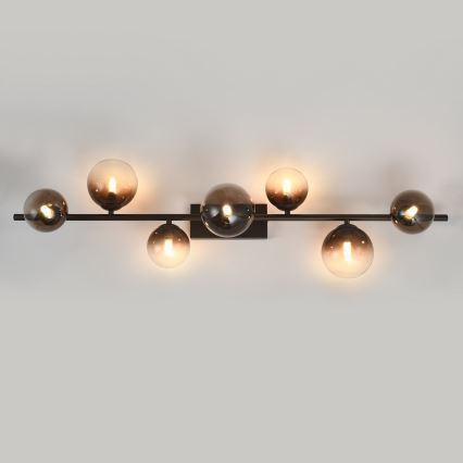 Brilagi - Lustre LED de Montagem Superficial MILLA 7xG9/3W/230V castanho/castanho fumado
