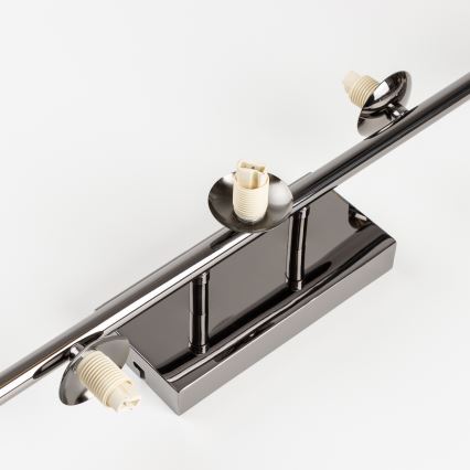 Brilagi - Lustre LED de montagem superficial para tecto MILLA 7xG9/3W/230V preto cromo/branco