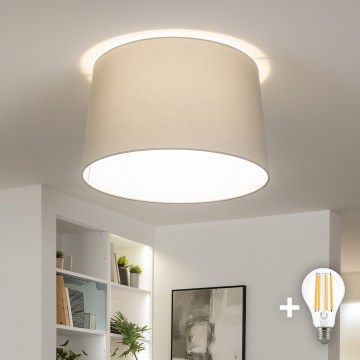 Brilagi - Lustre LED de sobrepor CERIA 1xE27/40W/230V Ø 45 cm cinzento