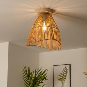 Brilagi - Lustre LED de sobrepor CERIA BOHO 1xE27/40W/230V Ø 30 cm castanho/carvalho