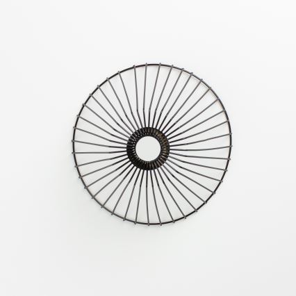 Brilagi - Lustre LED de Sobrepor CERIA WIRE 1xE27/40W/230V, Ø 30 cm, preto