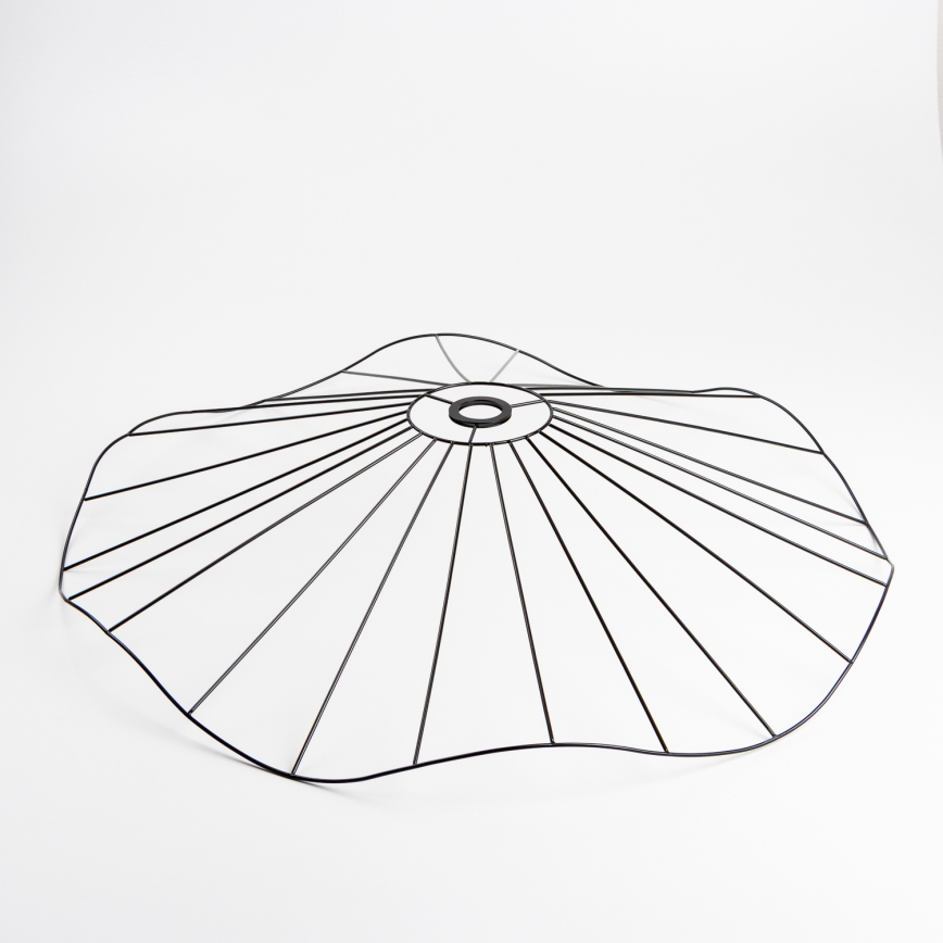 Brilagi - Lustre LED de sobrepor CERIA WIRE 1xE27/40W/230V Ø 80 cm preto/carvalho